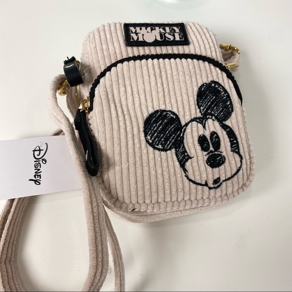 Disney Mickey Mouse Crossbody Phone Bag Pouch Purse - Picture 5 of 11